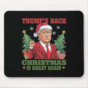 Santa Trump Dance Make Christmas Great Again Ugly Mouse Mat