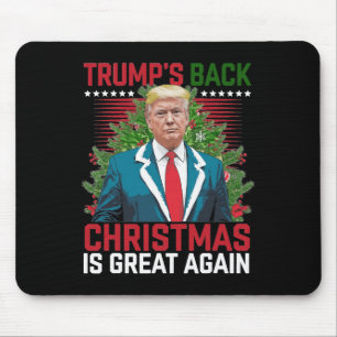 Santa Trump Dance Make Christmas Great Again Ugly  Mouse Mat