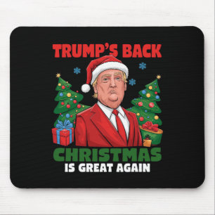 Santa Trump Dance Make Christmas Great Again Ugly Mouse Mat