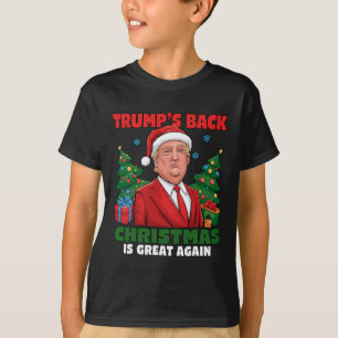 Santa Trump Dance Make Christmas Great Again Ugly T-Shirt