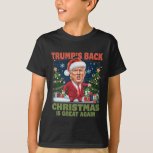 Santa Trump Dance Make Christmas Great Again Ugly T-Shirt