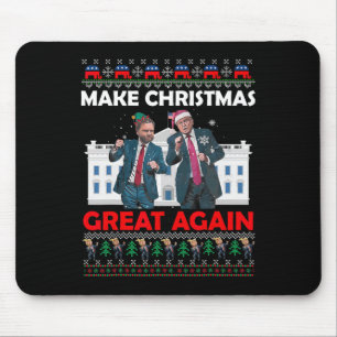 Santa Trump Dance Make Christmas Great Again Xmas Mouse Mat