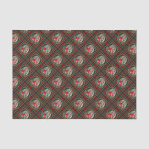 Santa Trump MAGA Christmas Tartan Plaid Tissue Paper