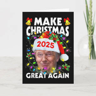Santa Trump Make Christmas Great Again Ugly Xmas P Card