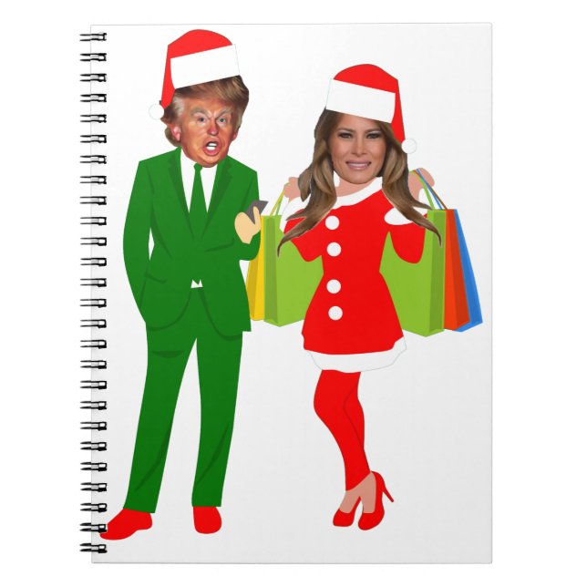 Santa Trump Melania Notebook (Front)
