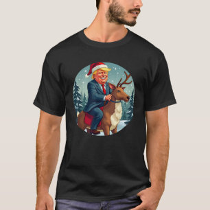 Santa Trump Tee Xmas Donald Apparel Funny Christma