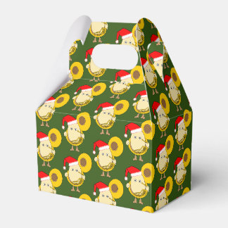 Santa Tuba Player Egghead Favour Box