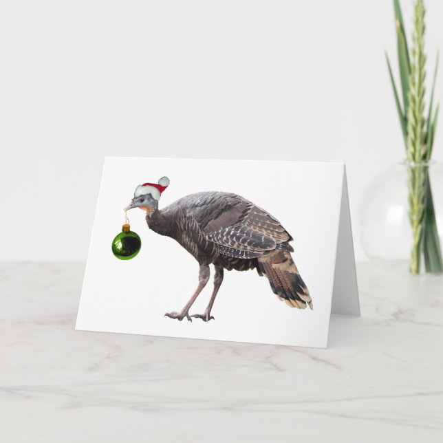 Santa Turkey Card (Front)
