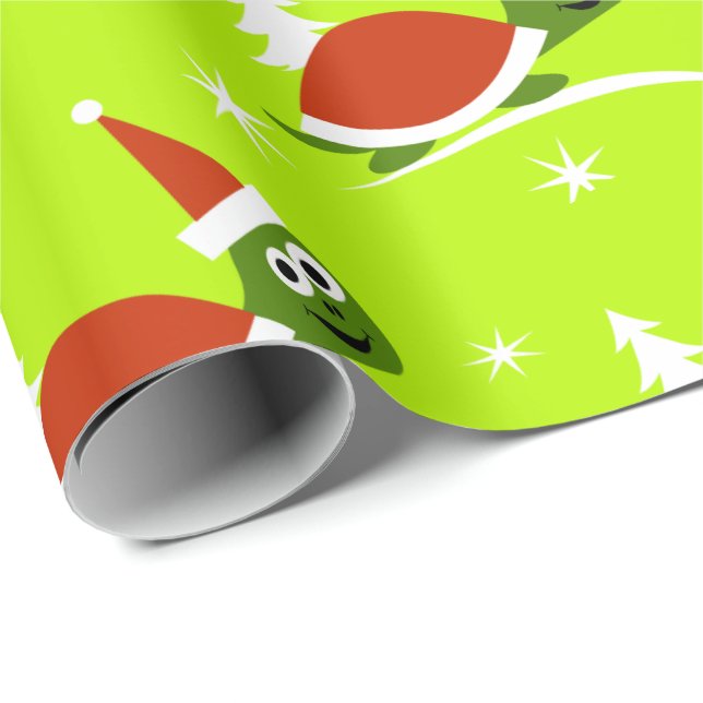 Santa Turtle Kids Christmas Wrapping Paper (Roll Corner)