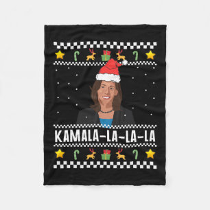 Santa Ugly Christmas Sweater Meme  Fleece Blanket