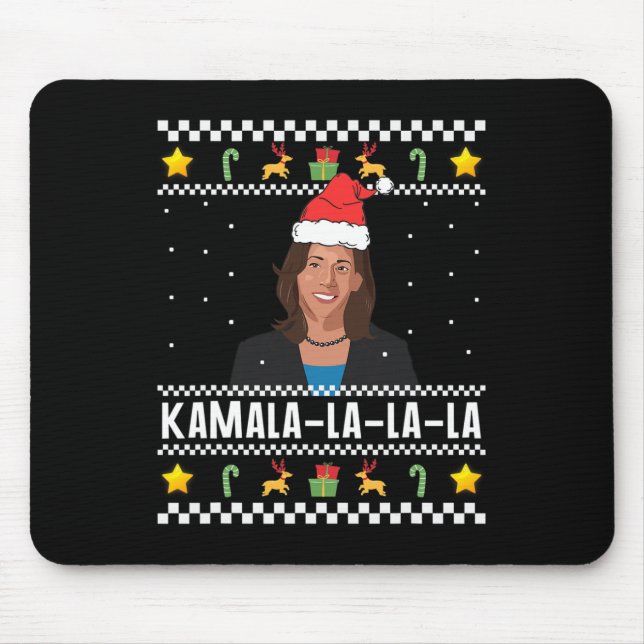 Santa Ugly Christmas Sweater Meme  Mouse Mat (Front)