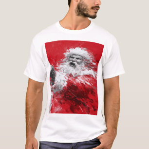 Santa Unbound – Crimson Shout of Winter T-Shirt