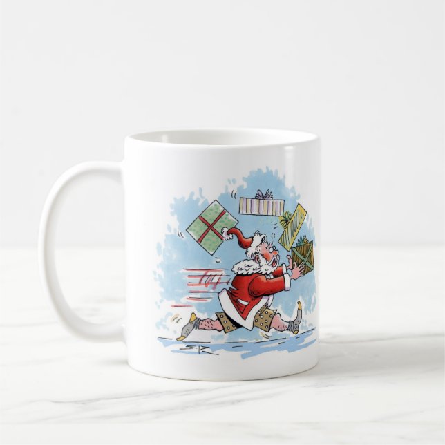 Santa Unprepared mug (Left)