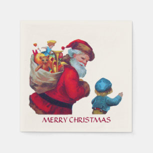 SANTA VINTAGE 2 NAPKIN