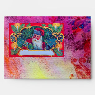 SANTA VINTAGE CHRISTMAS PARTY ENVELOPES