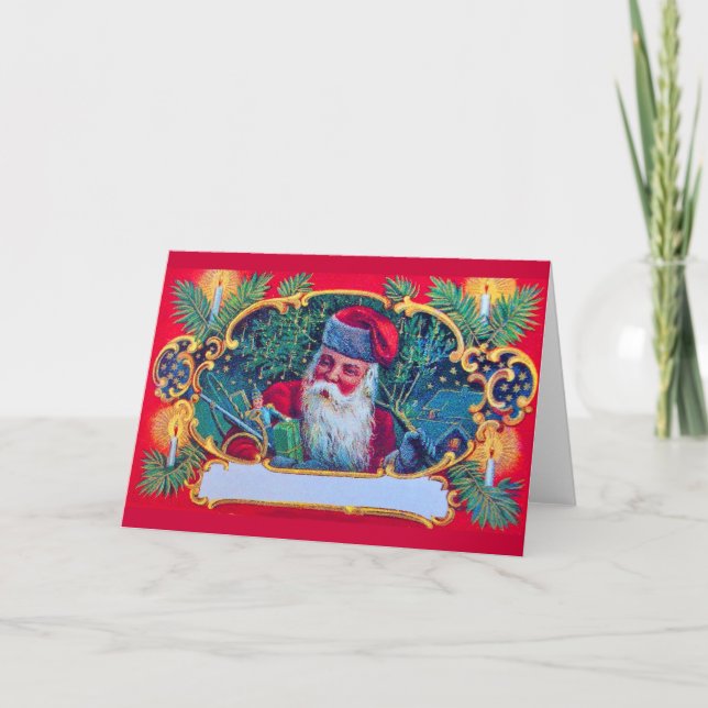 SANTA VINTAGE HOLIDAY CARD (Front)