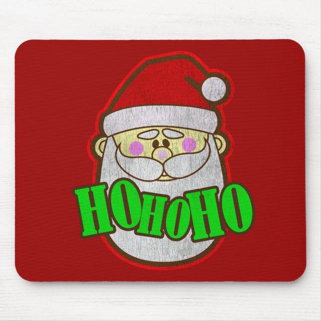 Santa Vintage Mouse Mat (Front)
