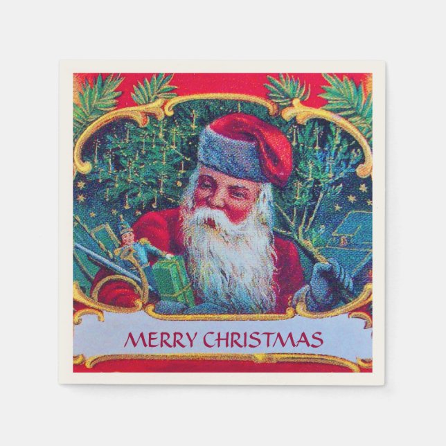SANTA VINTAGE NAPKIN (Front)