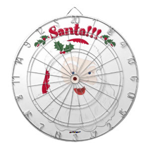 Santa!! Vintage Style Christmas Santa Dartboard