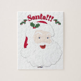 Santa!! Vintage Style Christmas Santa Jigsaw Puzzle