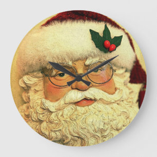 Santa wall clock