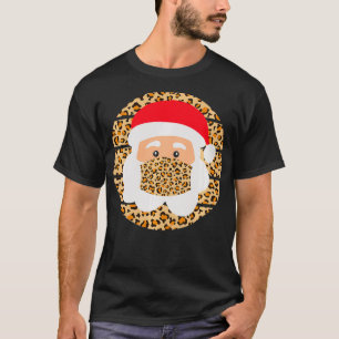 Santa Wearing Mask  Santa Quarantine Christmas  Le T-Shirt