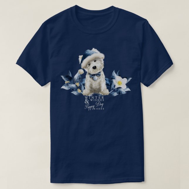 Santa Westie  T-Shirt (Design Front)
