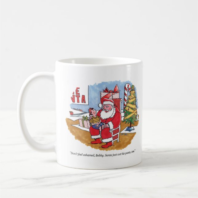 Santa Wet mug two sided (Left)
