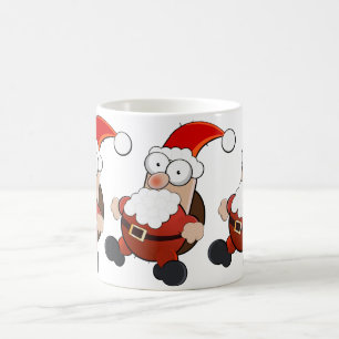 Santa White Coffee Mug