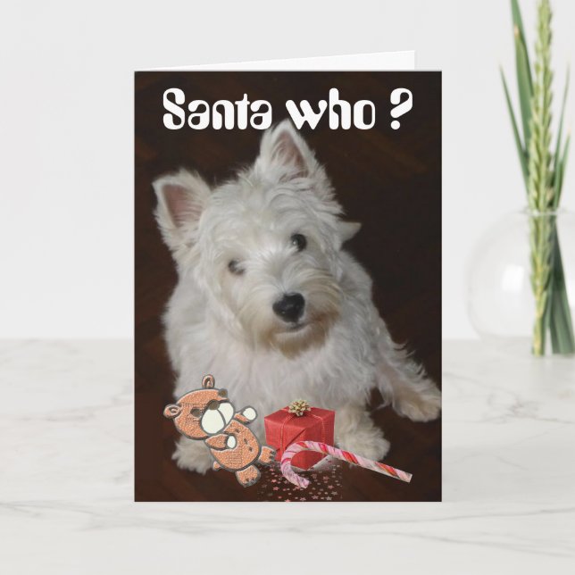 Santa Who ? Holiday Card (Front)