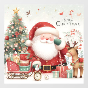 Santa Window Cling