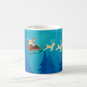 Santa Winter Scene Mug