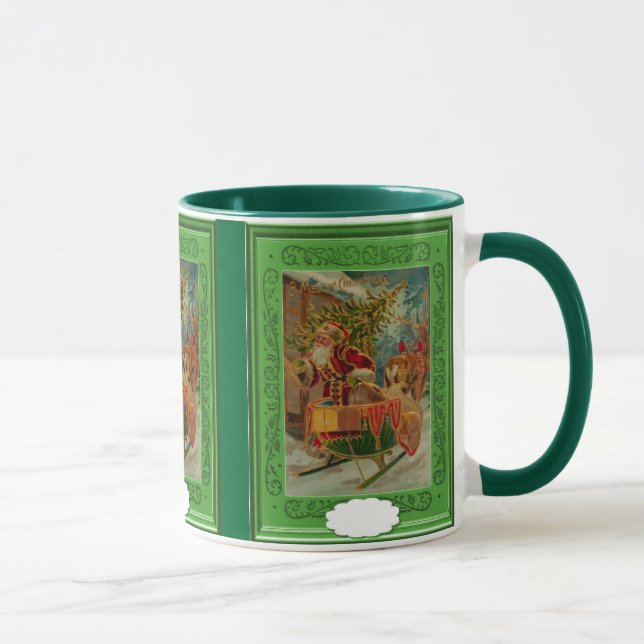 Santa with a sleigh mug (Right)