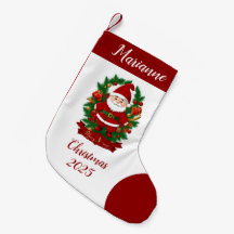 Santa with fir branches