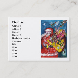 SANTA WITH GIFTS BUSINESS CARD