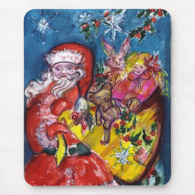 SANTA WITH GIFTS MOUSE MAT (Front)