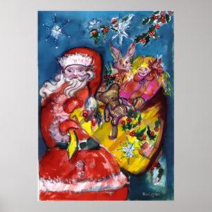 SANTA WITH GIFTS POSTER
