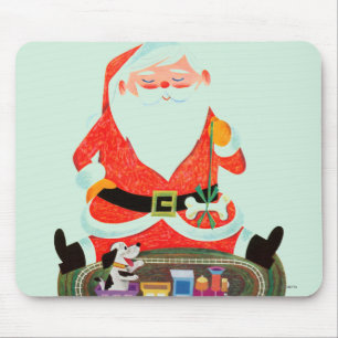 Santa with Train Mouse Mat