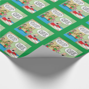 Santa Workshop Operation Wrapping Paper