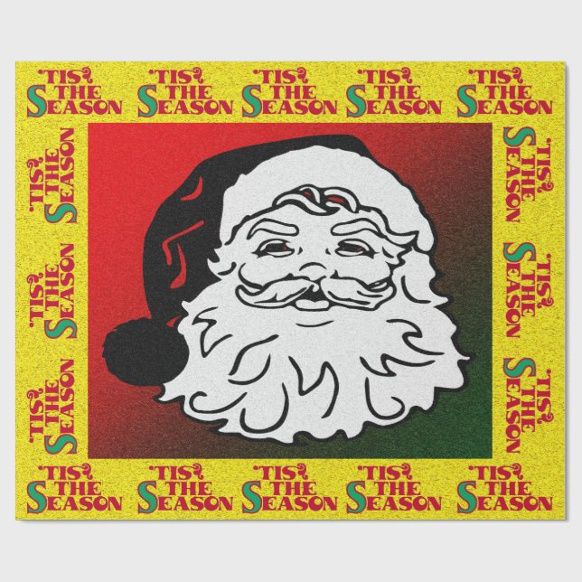 Santa - wrapping paper (Flat)