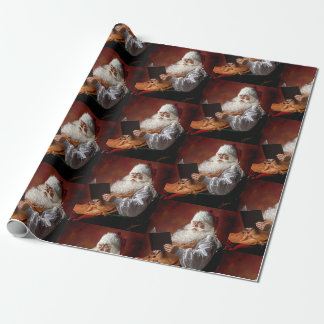 Santa  wrapping paper