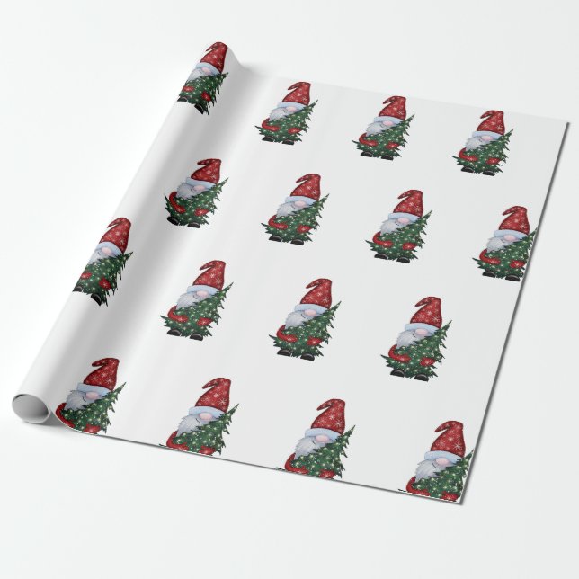 Santa Wrapping Paper (Unrolled)