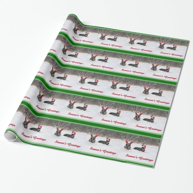 Santa? Wrapping Paper (Unrolled)