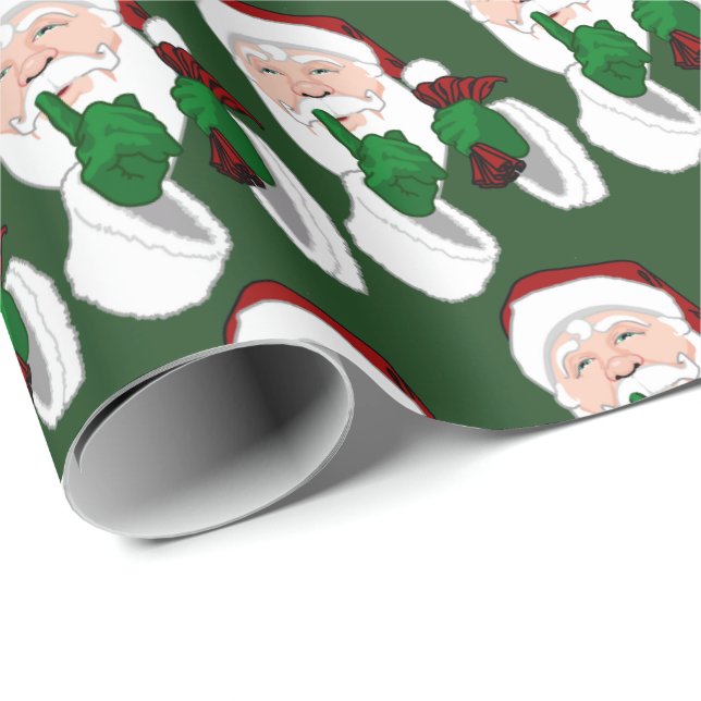 Santa Wrapping Paper Christmas Wrapping Paper (Roll Corner)