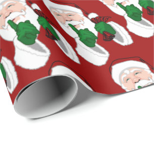 Santa Wrapping Paper Christmas Wrapping Paper