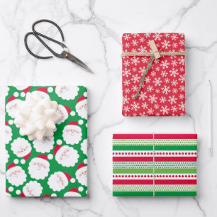 Santa Wrapping Paper Sheet