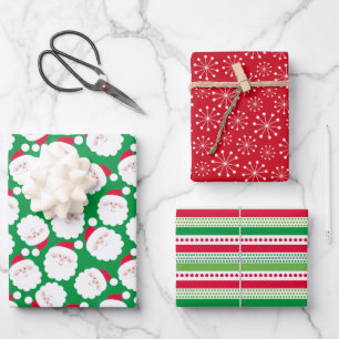 Santa Wrapping Paper Sheet