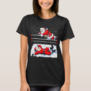 Santa Wrestling Lover Wrestler Christmas Xmas Paja T-Shirt