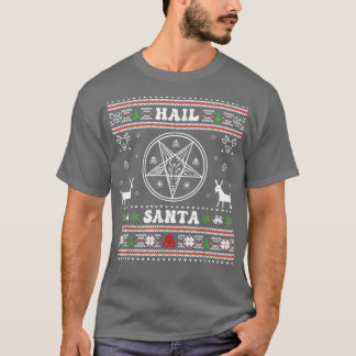 Santa Xmas Funny Hail Santa Ugly Christmas Sweater