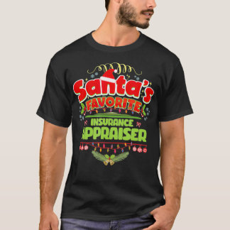 Santa Xmas Gift Christmas Gifts For Insurance appr T-Shirt